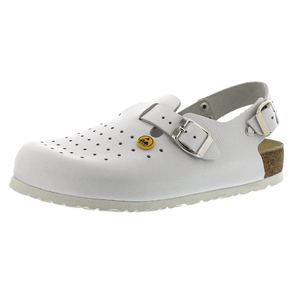 vitaform Clog 3493 ESD mit feststehenden Fersenriemen, perforiertes Obematerial