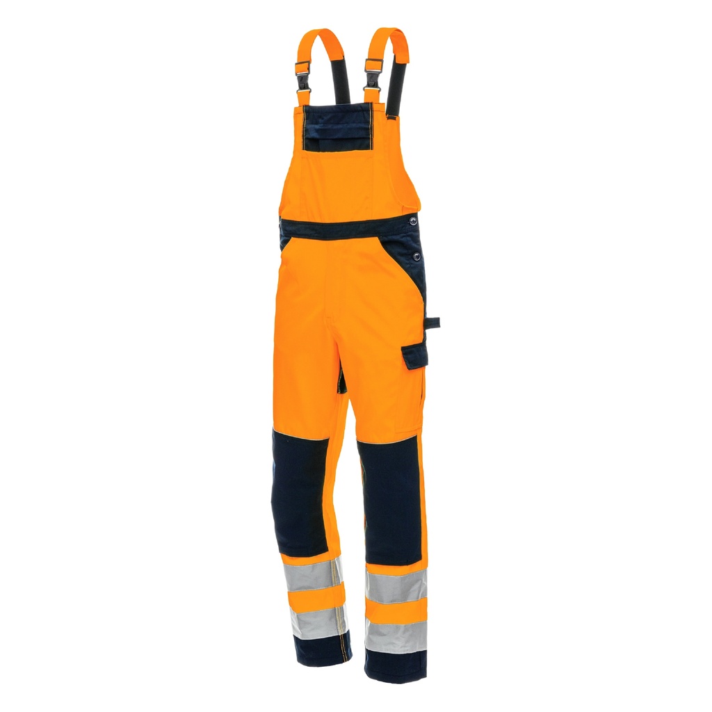 NITRAS® Warnschutz-Latzhose 7572 // MOTION TEX VIZ