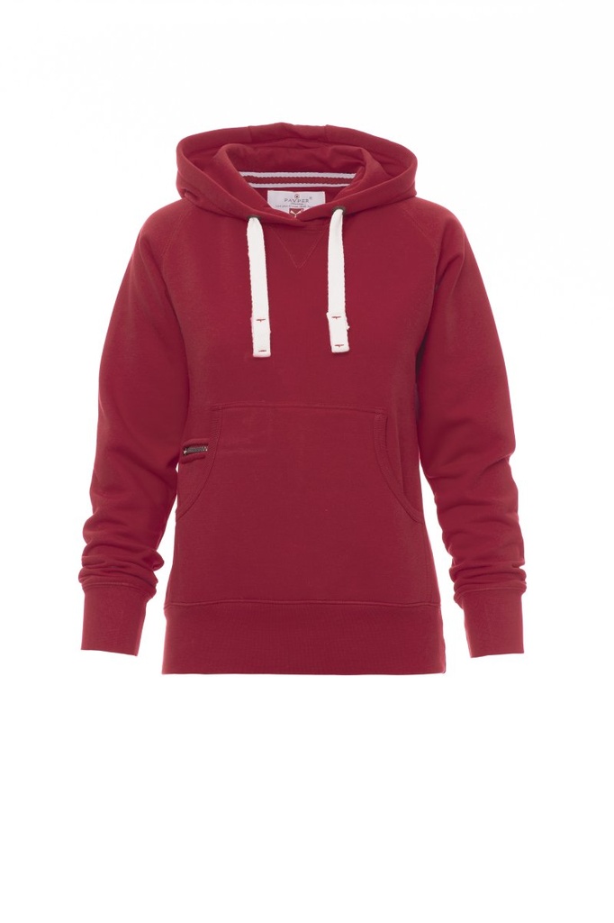 PAYPER ATLANTA+LADY Sweatshirts_Cappuccio_Tailliertes Damen-Sweatshirt Mit Kapuze
