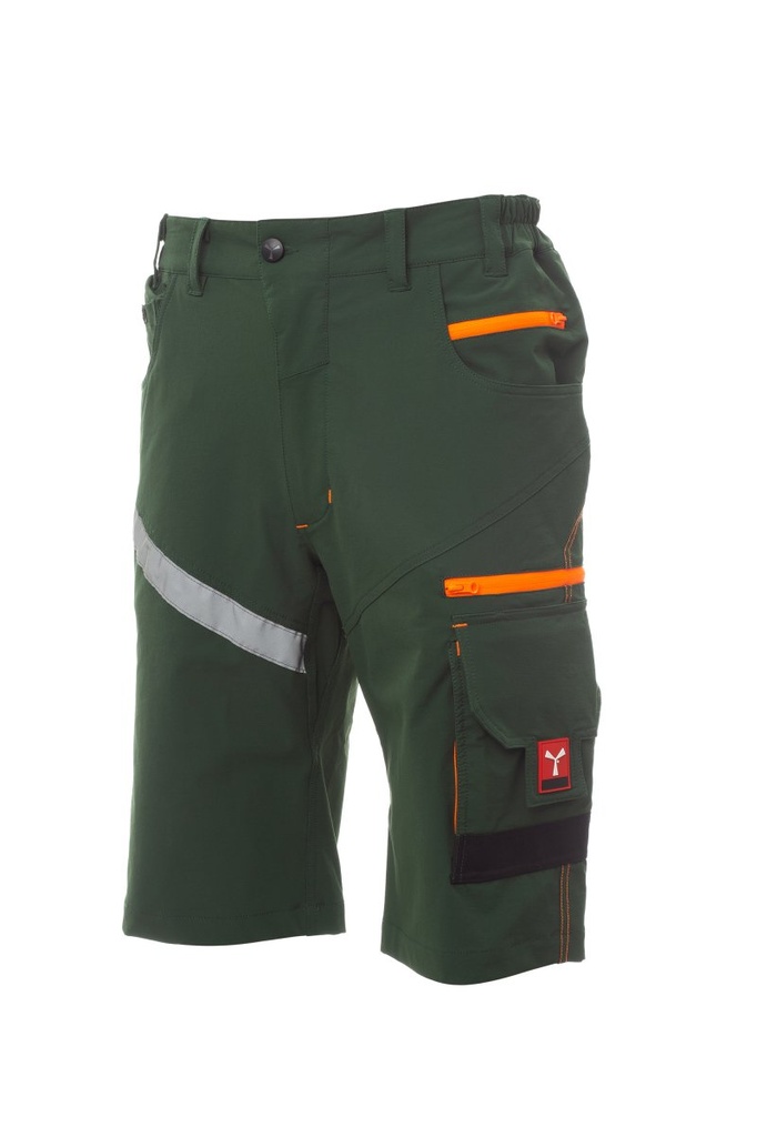 PAYPER WORK NEXT 4W SHORTS Bermudashorts_Cargo_Unisex-Bermudashorts, 4-Way-Stretch, Seitlicher Gummizug