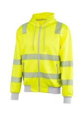 [5801060] PLANAM Norit Warnschutz Hoody (gelb/zink, XXL)