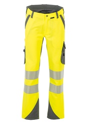 [5921110] PLANAM Norit Warnschutz Herren Bundhose (gelb/zink, 110)