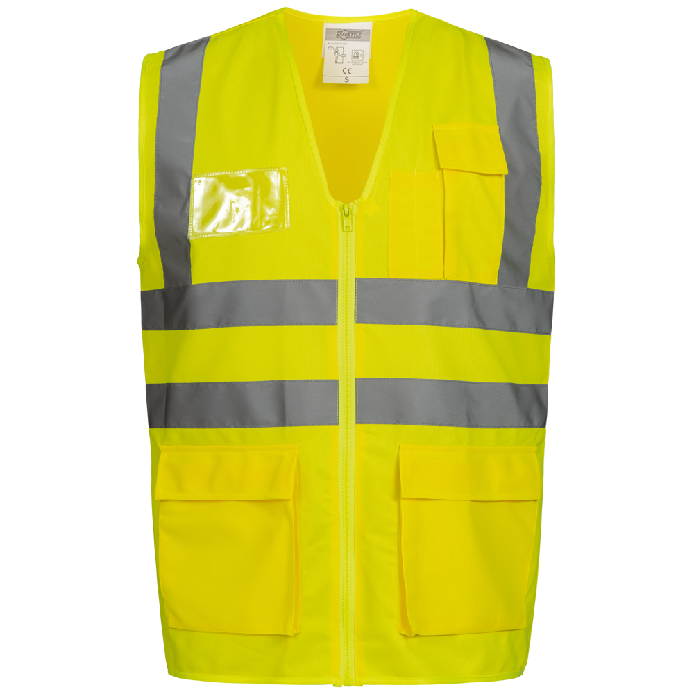 SAFESTYLE® *ALBIN* WARNSCHUTZWESTE GELB