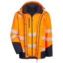 NITRAS® MOTION TEX VIZ PLUS Multifunktions-Warnschutzjacke 7179