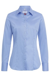 [6562.1200.023.32] GREIFF PREMIUM Damen-Bluse 1/1 Regular Fit (mittelblau, 32)