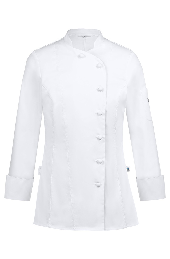 GREIFF KITCHEN D-Kochjacke Stoffknöpf Regular Fit