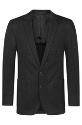 [1139.2120.011.90] GREIFF CASUAL Herren-Jerseysakko Regular Fit (glencheck anthrazit, 90)