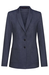 [1449.2125.021.32] GREIFF CASUAL Damen-Jerseylangblazer Regular Fit (blau meliert, 32)