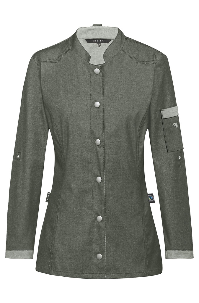 GREIFF KITCHEN Damen-Kochjacke Biker Regular Fit