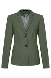 [1454.666.147.48] GREIFF PREMIUM Damen-Blazer Regular Fit (olivgrün, 48)