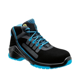 [VD PRO 1800 ESD NB-47] Steitz Halbstiefel S2 VD PRO 1800 ESD NB Microfaser, blau Laufsohle TPU Athletic (47)