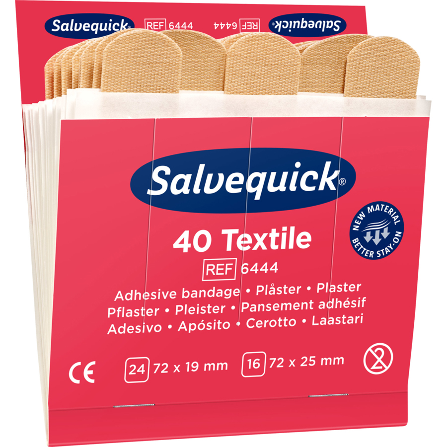HOLTHAUS Salvequick®-Refill-Einsatz 6444 40 Pflasterstrips elastisch PZN: 3071377