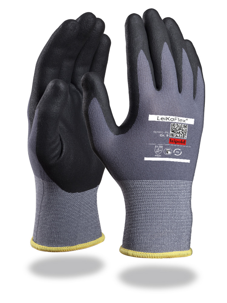 LeiKaFlex® Feinstrickhandschuh Nitril-Beschichtung