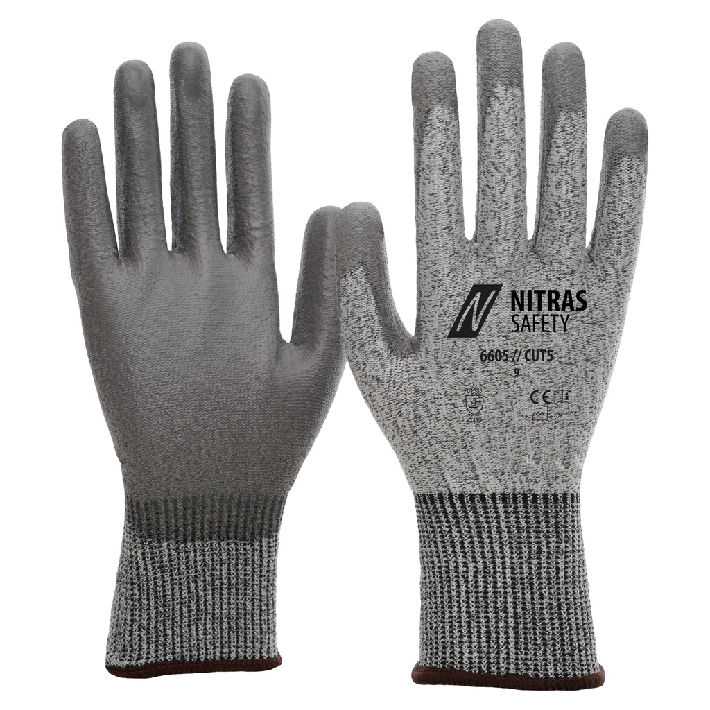 NITRAS® PU-beschichteter Schnittschutzhandschuh // CUT5