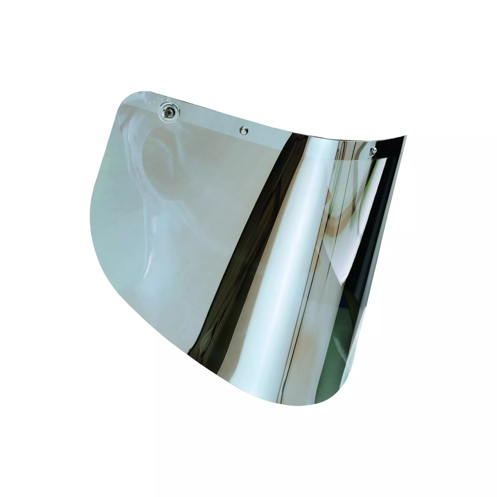 JUTEC® Hitzeschutz-Weitwinkelscheibe - Polycarbonat, mit Positionsösen, 500x250mm, 1mm, klar