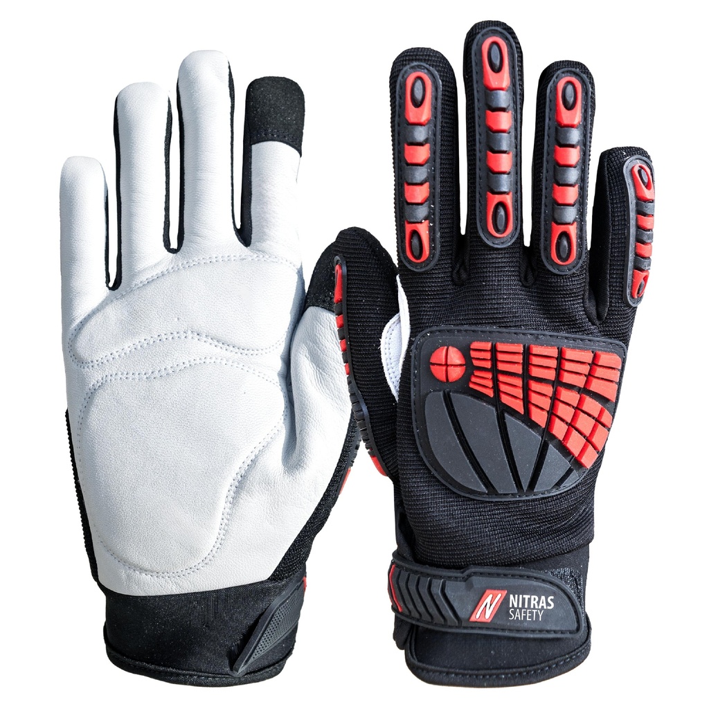 NITRAS® 8920 DEXTER ULTIMATE CUT D Mechanikerhandschuhe schwarz/grau EN ISO 21420 EN 388 EN 407