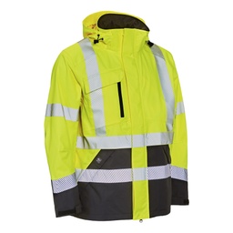 [186000R042008] ELKA® VisibleXtreme Stretch-Jacke 186000R (Warngelb/Schwarz, 3XL)