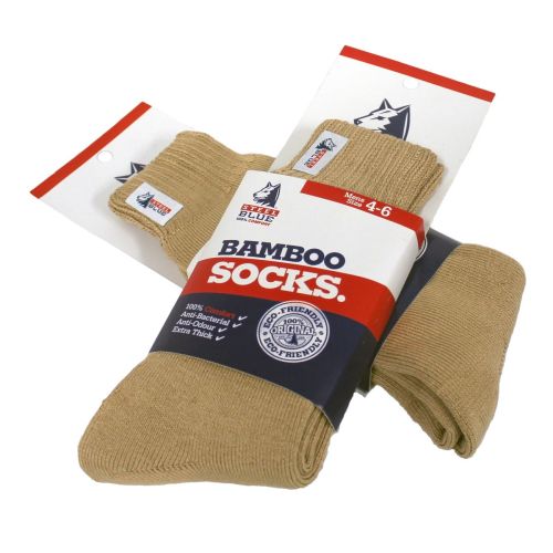 STEELBLUE SOCKS 92% BAMBOO