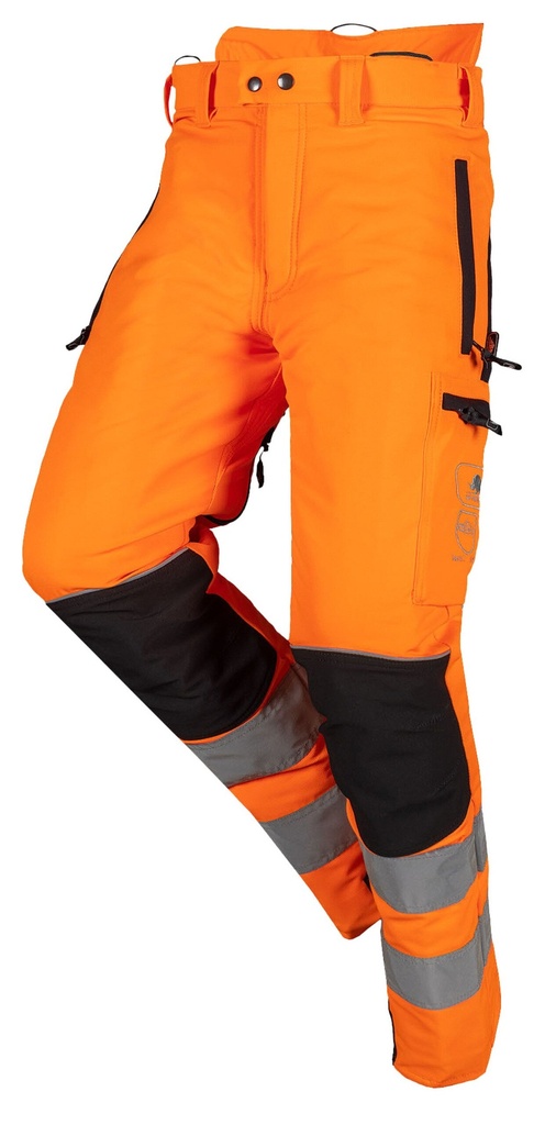 SIP Schnittschutz-Bundhose Pro-Gression Flash warnorange