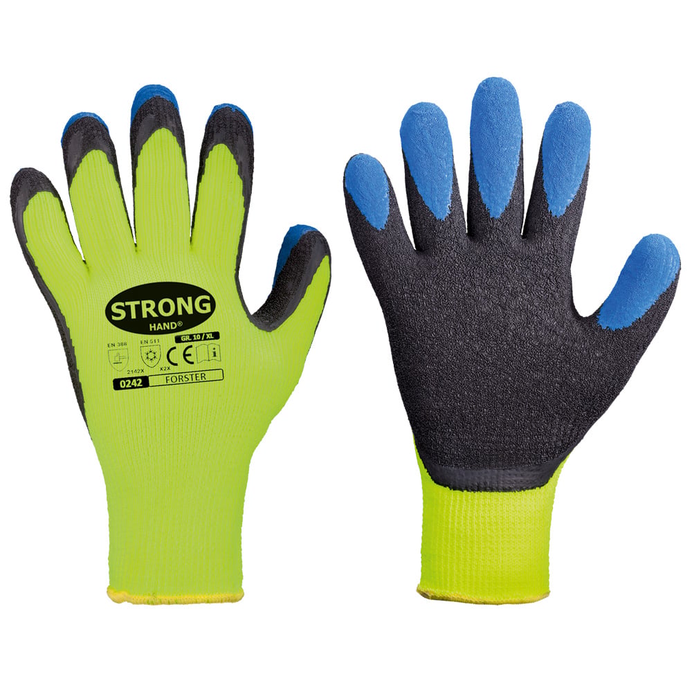 STRONG HAND® *FORSTER* Winterhandschuhe Latex