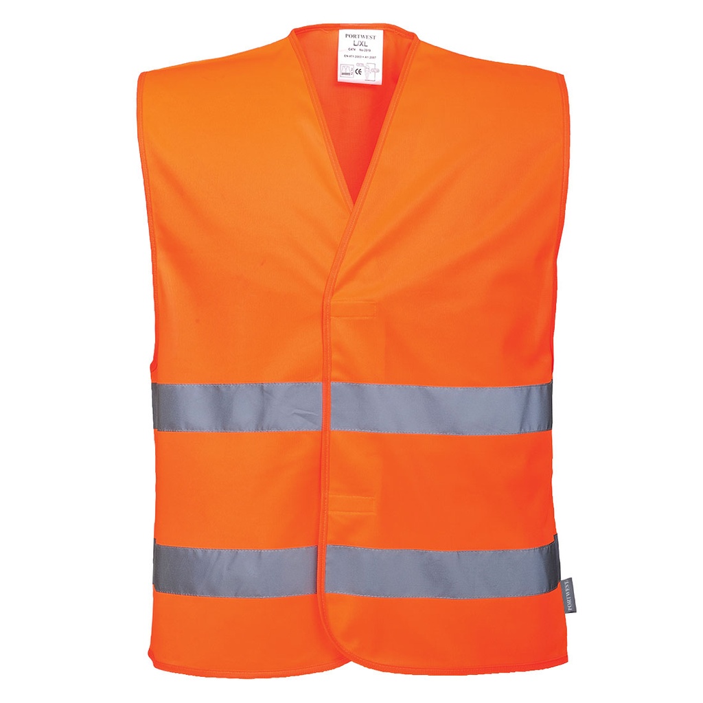 PORTWEST® Hi-Vis Weste mit zwei Reflexstreifen - C474