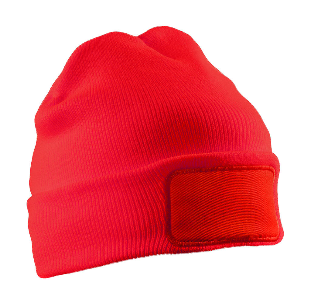 RESULT Recycled Double Knit Printers Beanie