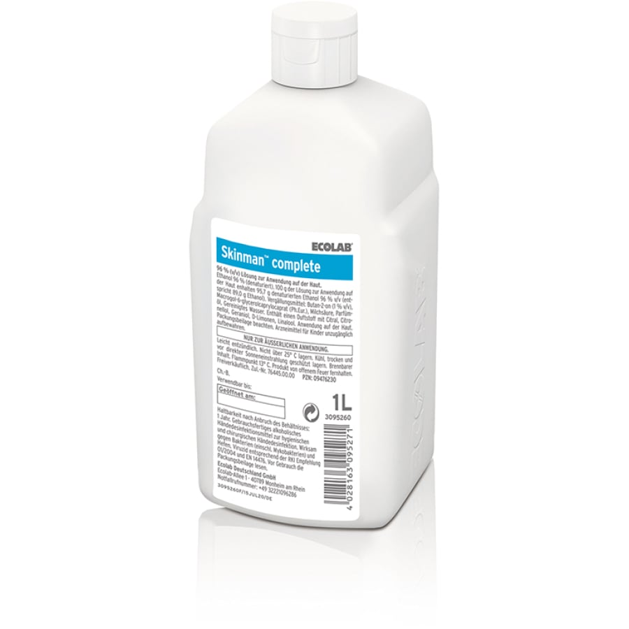 ECOLAB Skinman® complete Händedesinfektion 1 Liter - Flasche