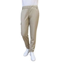[08/6600/7804/ XL] LEIBER Damen Hose 08/6600 (beige/marine,  XL)
