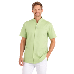 [12/2065/01/5XL] LEIBER Herren Kasack 12/2065 (weiß, 5XL)