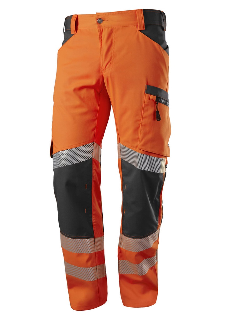 BProtected® Hi-Vis Stretch Warnschutz-Stretch-Hose mit Knietaschen 2040 844