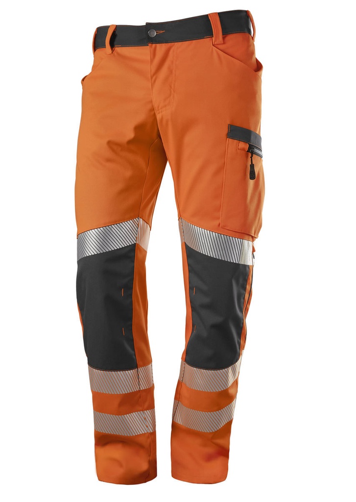 BProtected® Hi-Vis Stretch Leichte Warnschutz-Stretch-Hose mit Knietaschen 2043 847
