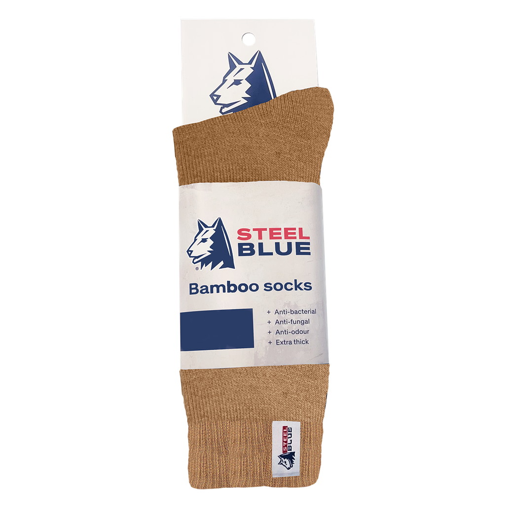 STEELBLUE SOCKS 92% BAMBUS