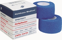 [40613] HOLTHAUS YPSITECT Heftpflaster blau 2 Stück 3cm x 5m PZN: 15396274