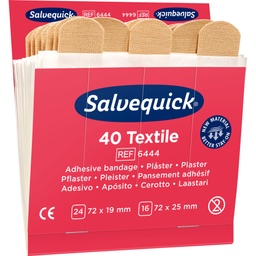 [6444] Salvequick®-Refill-Einsatz 6444 40 Pflasterstrips elastisch PZN: 3071377