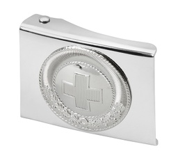 [872243-81] FHB HENRY Koppelschloss Silber DRK