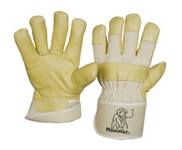 [001163] Mammut® Winter TOP-Schweinsnarbenleder - Handschuh gelb Größe 11 komplett mit Schaumfutter