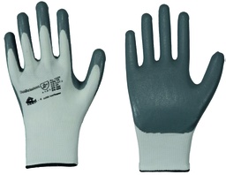 [001329] Solidstar® Nylon-Feinstrick-Handschuh mit Nitril-Schaum-Beschichtung CE CAT 2