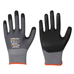[001467] LeiKaFlex® Feinstrick-Handschuh mit Nitril - Foam-Beschichtung + Noppen Größe 7 - 12