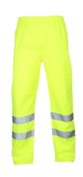 [004152] LeiKaTex® Regenbundhose Warnschutz neongelb