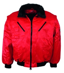 [480490] LeiKaTex® PITZTAL Pilotenjacke Winter rot