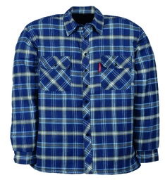 [490410] LeiKaTex® FINNMARK Thermohemd Winter blau/weiß kariert