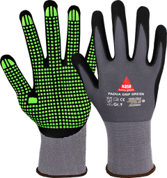 [508150G] HASE Handschuhe Montage Feinstrick PADUA GRIP GREEN