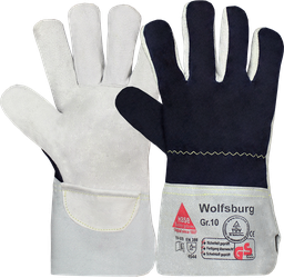 [850100] HASE Handschuhe Spaltleder WOLFSBURG