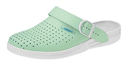 [7090] ABEBA Berufsschuhe the Original 7090 Clog mint/weiß