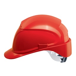 [9762330] uvex Schutzhelm airwing, Größe 52 cm - 61 cm, rot, langer Schirm