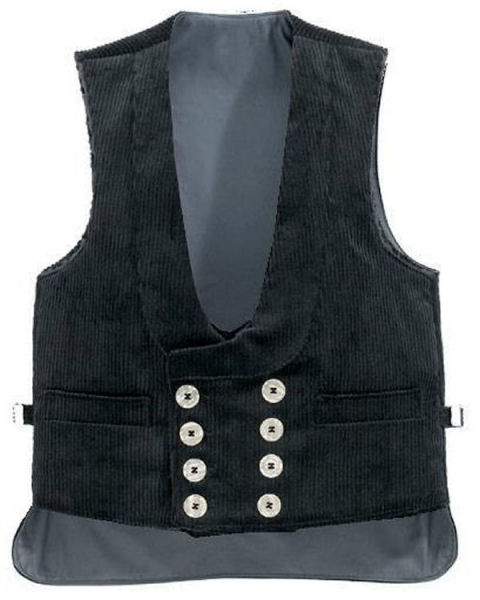wB KEINEURSACHE Gilet tailleur velours jonc
