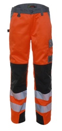 [106246] LeiKaTex® BRIGHT LINE BUNDHOSE EN ISO 20471 Klasse 2 warnorange