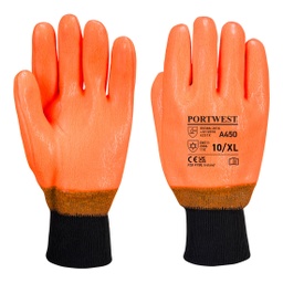 [A450ORRXL] PORTWEST® Wetterfester Hi-Vis Handschuh - A450