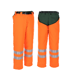 [49-260] NI Forstschutz Standard FO Beinling Warnschutz orange Form C