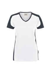 [0190] HAKRO Damen V-Shirt Contrast Mikralinar® No. 190